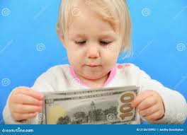 Boy Looks Bill Stock Photos