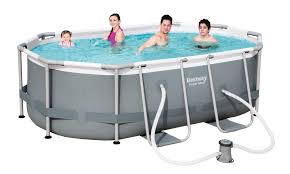 Bestway Power Steel Tubular Pool 3 00x 2 00x 0 84m C Piscine
