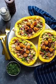 This fun take on scalloped potatoes is so delicious you&rsquo;ll want to tell all your friends about it. Healthy Scallop Spaghetti Squash Carbonara The Girl On Bloor