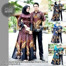Banyak perempuan yang menyukai bentuk dress karena cukup kombinasikan dengan celana panjang dan sepatu casual membuatmu menjadi terlihat modis. Toko Batik Solo Online Terpercaya Model Baju Batik Couple Gamis Kode 2599 Call Order Whatsapp Text Only 082 Model Baju Wanita Pakaian Pesta Jubah Wanita