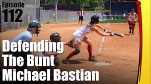 Training Bunt Defense Michael Bastian