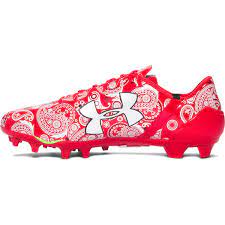 All red under armour spotlight cleats. Under Armour Synthetic Men S Ua Spotlight Football Cleats Limited Edition In Red Red Red For Men Lyst