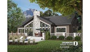 Discover The Plan 3942 Brookside Which Will Please You For Its 4 Bedrooms And For Its Mountain Styles Drummond House Plans Lake House Plans Lakefront Homes