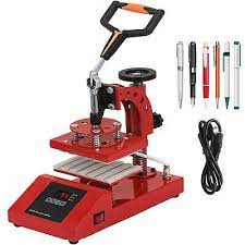 Ebay Sponsored 6pcs Digital Logo Pen Heat Press Machine 300w 110v Hot Stamping 3d Sublimation Heat Press Machine Press Machine Heat Press