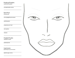 Blank Face Diagram Face Charts Makeupgeek Idea Female Face