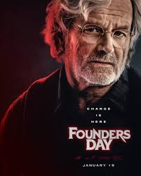 Change is here. ⚖️🩸#FoundersDay is in theaters Friday. Advance shows  Thursday. 🎟️ Find theaters near you at: www.MainframePictures.com