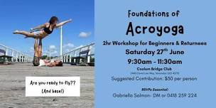 Foundations of Acroyoga - 2hr Workshop