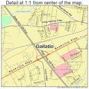 Gallatin Tennessee Street Map 4728540