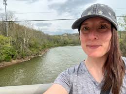 Did a fun hike this afternoon that I am calling “what to do with Austin  when we are both stir-crazy and the universe just dumped an awful load of  block ice on