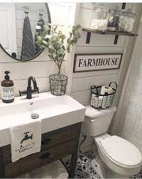 Most Popular Small Bathroom Remodel Ideas On A Budget In 2018 This Beautiful Look Wa Modern Farmhouse Bathroom Farmhouse Bathroom Vanity Small Bathroom Remodel