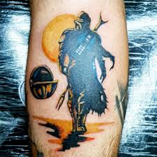 Updated 40 Baby Yoda Tattoos November 2020 In 2020 Mandalorian Tattoo Star Wars Tattoo Star Wars Characters