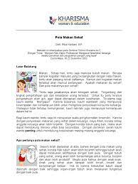 Makalah pola makan sehat bergizi dan seimbang. Pola Makan Sehat Hidup Sehat