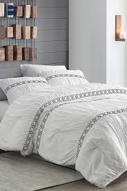 100% linen stonewashed duvet cover natural soft organic european linen us twin xl double calking queen full king baby organic duvet cover. Byourbed Villa Stitch Embroidered Twin Xl Duvet Cover White Duvet Covers Duvets Covers Sets Rayvoltbike Com