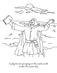 March is time for fun for everyone of us because according to history in 1621, the plymouth colony of england and the wampanoag indians shared an. Thanksgiving Coloring Page People Praying B111 Coloring Pages Cycle
