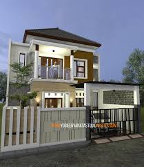 16+ contoh terbaik gambar pagar lantai 2 rumah minimalis. Project 15 Desain Rumah 2 Lantai 9 5 X11 5 M 4 Kamar Tidur Yogie Ervanata Studio Arsitek