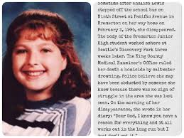 This day in 1995 a body was found in a small wooded area in Webster, NY. It  was that same gloomy fall weather just as today…we would have to wait til  the