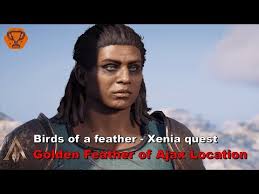 Birds Of A Feather Ac Odyssey Location Assassin S Creed Odyssey Golden Feather Of Ajax Location Birds Of A Feather Youtube