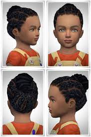 Toddler Boxbraids Sims 4 Afro Hair Toddler Hair Sims 4 Sims Hair