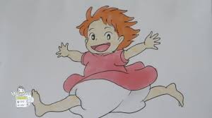 How To Draw Ponyo Ããã§ Youtube Drawing crazy long hair with a mind of its own is always fun. how to draw ponyo ããã§