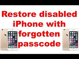 Restore Disabled Forgot Passcode Ipad Iphone 6 5s 5c 5 4s 4 On Any Version Of Ios Step By Step Iphone Ipad Iphone 6s