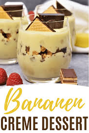Bananen Creme Dessert Rezept Bananen Creme Dessert Rezepte Einfach Creme Dessert