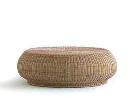 Low Round Woven Wicker Coffee Table Bolla 15 Bolla Collection By Gervasoni Desi Wicker Coffee Table Leather Ottoman Coffee Table Resin Wicker Patio Furniture