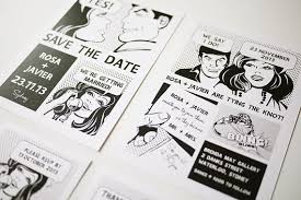 Comic Strip Invites Comic Book Wedding Black And White Comics Wedding Invitations
