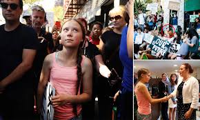 The fashion industry is a huge contributor to the. Greta Thunberg 16 Is Given A Rock Star Welcome In New York Daily Mail Online