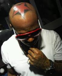 Ice cream face tattoo for men. Birdman True Blood