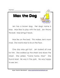Hello teachers, today share reading comprehension worksheets for teachers and students, on our website you will find short english readings, very practical for learning the language. Free Printable Comprehension Worksheets For Grade 1 1st Grade Reading Worksheets Reading Worksheets Reading Comprehension Worksheets