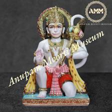 Marble hanuman statue