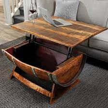 My hero academia fans or anime lovers, fold game table, coffee table, portable picnic table. Reclaimed Wine Barrel Coffee Table With Unique Lift Top