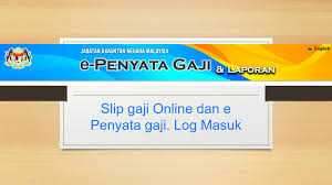 18 bulan terkini bagi penyata gaji bulanan; Slip Gaji Online Dan E Penyata Gaji Log Masuk My Pendidik
