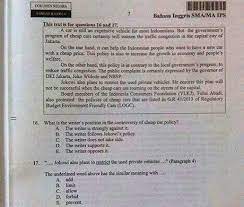 Check spelling or type a new query. Nama Jokowi Muncul Lagi Di Soal Un Bahasa Inggris Sma Ma Hari Ini