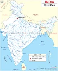 India River Map India Map Indian River Map World