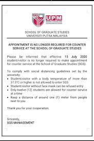 When you become a student of a particular university or college, you will have a.edu. Appointment Is No Longer Required For Upm International Students Association Facebook
