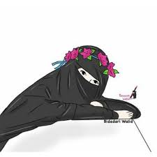 Mulai dari bisnis, desain, website dan lainnya. Gambar Kartun Muslimah Bercadar Cizimler Islami Sanat Soyut Resim Tuval