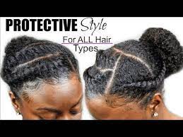 Quick Easy Protective Style For All Hair Types Video Black Hair Information Natural Hair Styles Easy Natural Hair Styles Hair Styles