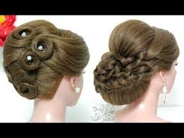 Bridal Hairstyle For Long Hair Tutorial Updo For Wedding Youtube Hair Styles Hair Tutorial Long Hair Tutorial