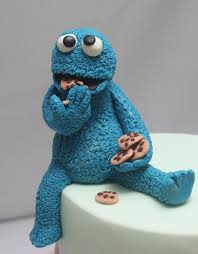 Modelling Chocolate Cookie Monster Monster Cookies Modeling Chocolate Elmo Cake