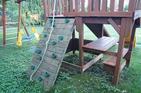 Play is a very important activity in the growth and development of a child. Staining Swing Set With Thompson S Waterseal Wood Stain