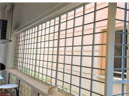 For black and white, we add $200 for the whole house, for powder coating. Window Grilles Contractor Singapore Aluminium Window Grilles