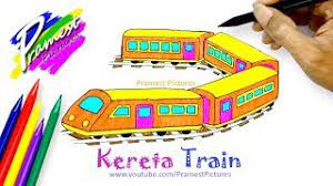 Gambar sebuah tabung untuk mesin uap. Kereta Cara Menggambar Dan Mewarnai Gambar Transportasi Untuk Anak Anak Youtube