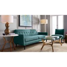 Dune round coffee table with pebbled glass options. Elke Rectangular Glass Coffee Table With Brass Base Reviews Crate And Barrel