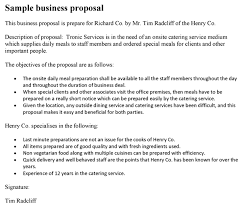 The business plan defines and outlines the company's business model. Business Proposal Template