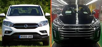 The car's design was styled by ken greenley. Ssangyong Musso Facelift Revealed In Factory Leak Professional Pickup 4x4