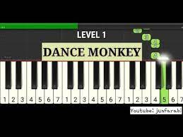 Dance Monkey Piano Easy Tutorial Level 1 Youtube Piano Tutorial Easy Piano Easy Piano Songs