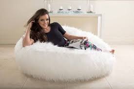 Grey fluffy bean bag chair. Furry Bean Bag Chair Add Comfort In Winter Bean Bags R Us