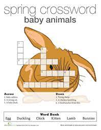 Print this crossword puzzle free using your laser or inkjet printer, share it with students this spring season and have fun solving the 12 words spring crossword. Spring Crossword Puzzle Worksheet Education Com Education Com Seasons Worksheets Printable Mazes