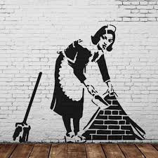 Banksy, boy praying, graffiti art, giclee canvas print, 8x12. Banksy Sweeping Maid Stencil Mural Size Hall Way Banksy Hall Maid Mural Size Stencil Sweeping Banksy Artwork Stencil Street Art Banksy Stencil
